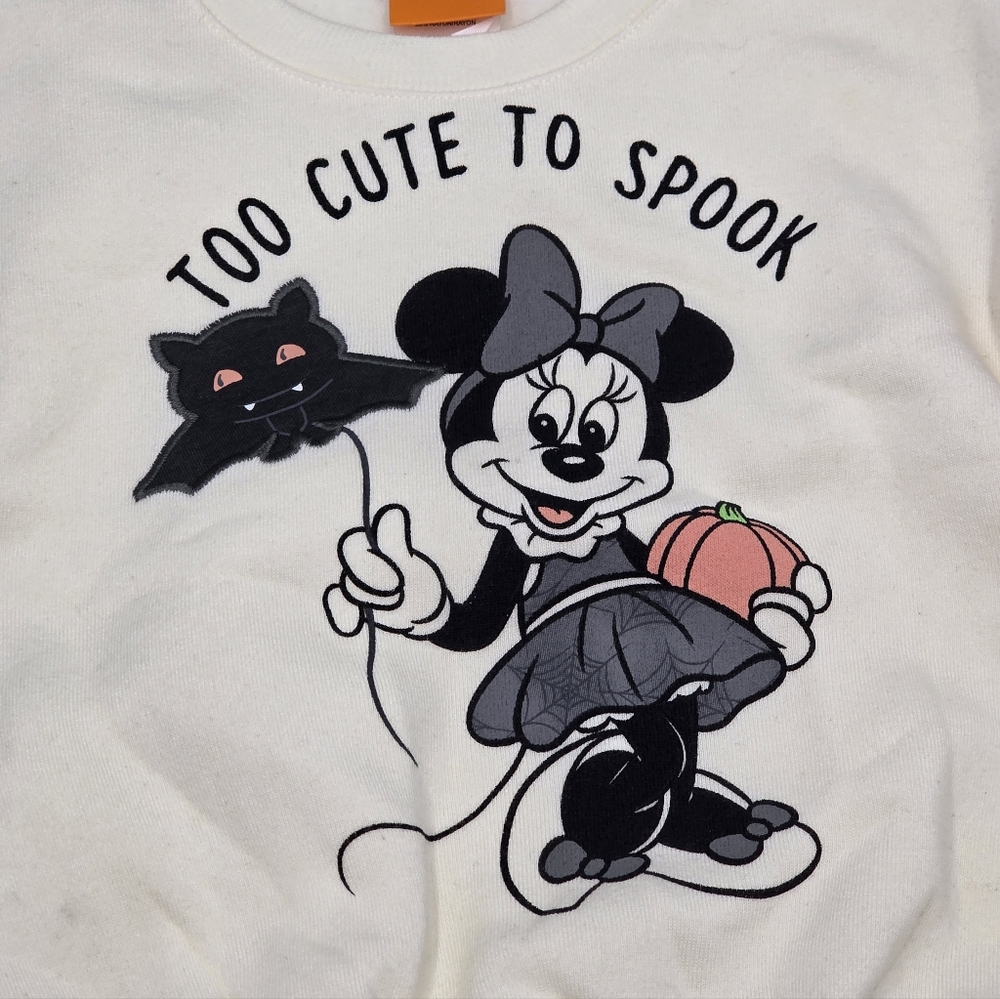 Disney Minnie Mouse Halloween sweatsuit size 4T - Picture 3 of 6